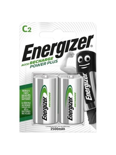ENERGIZER POWER PLUS PILA RECARGABLE HR14 C 2500mAh BLISTER2