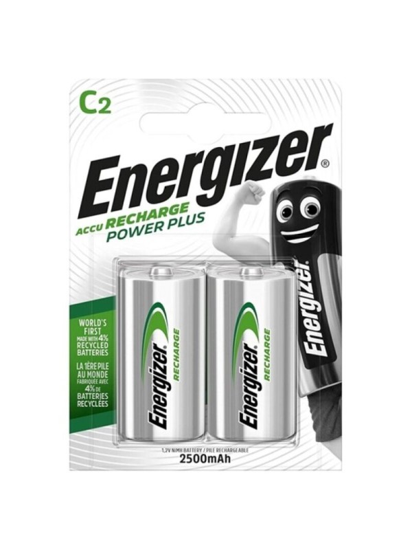 ENERGIZER POWER PLUS PILA RECARGABLE HR14 C 2500mAh BLISTER2