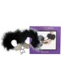 ADRIEN LASTIC ESPOSAS METAL CON PLUMAS NEGRO