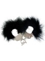 ADRIEN LASTIC ESPOSAS METAL CON PLUMAS NEGRO