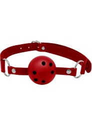 ALIVE DISCRETION MORDAZA TRANSPIRABLE ROJO