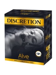 ALIVE DISCRETION MORDAZA TRANSPIRABLE NEGRO