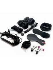 ALIVE FURY KIT 10 PIEZAS BDSM NEGRO