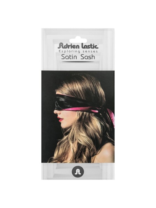 ADRIEN LASTIC VENDA SATIN REVERSIBLE ROSA NEGRO
