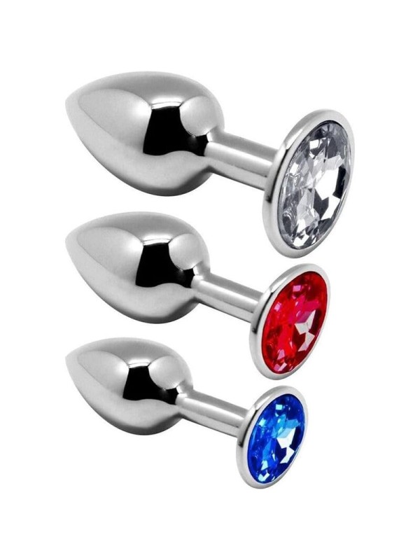 ALIVE ANAL PLEASURE KIT 3 PLUG METAL
