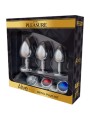 ALIVE ANAL PLEASURE KIT 3 PLUG METAL