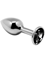 ALIVE ANAL PLEASURE MINI PLUG METAL NEGRO TALLA M