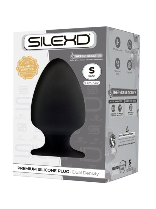 SILEXD MODELO 1 PLUG ANAL SILICONA PREMIUM SILEXPAN PREMIUM TERMORREACTIVO TALLA S