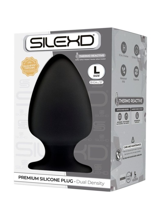 SILEXD MODELO 1 PLUG ANAL SILICONA PREMIUM SILEXPAN PREMIUM TERMORREACTIVO TALLA L