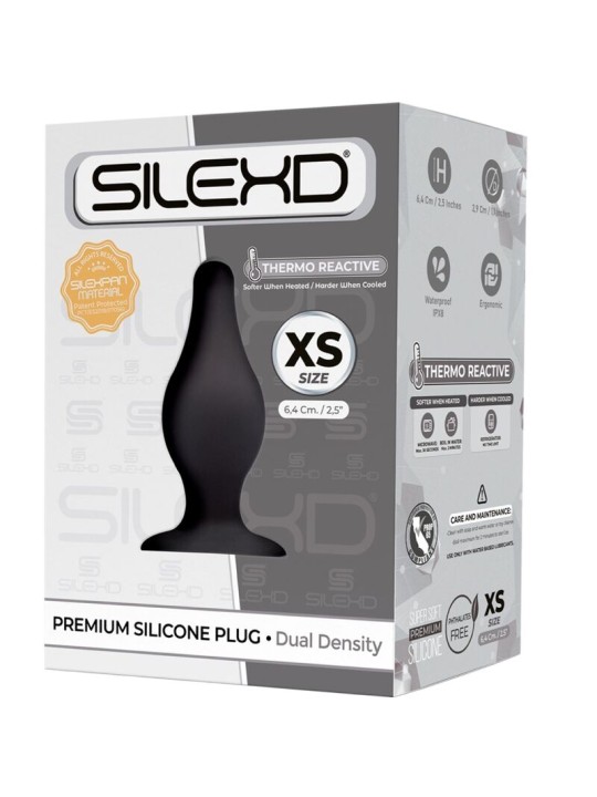 SILEXD MODELO 2 PLUG ANAL SILICONA PREMIUM SILEXPAN PREMIUM TERMORREACTIVO TALLA XS
