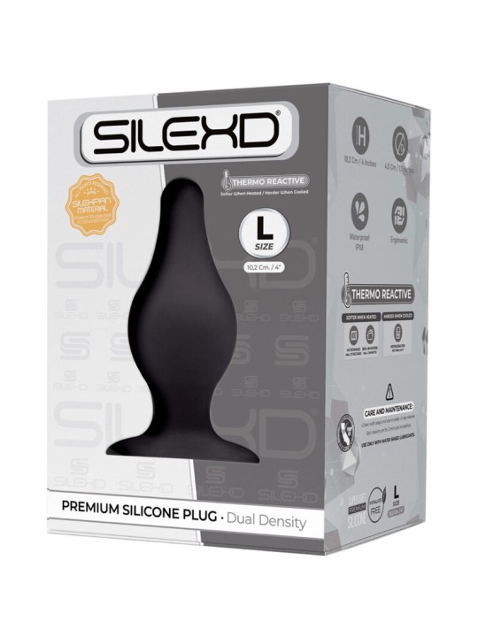 SILEXD MODELO 2 PLUG ANAL SILICONA PREMIUM SILEXPAN PREMIUM TERMORREACTIVO TALLA L