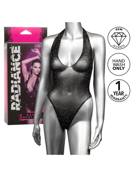 CALEXOTICS RADIANCE BODY CON ESCOTE EN V PROFUNDO PEDRERIA