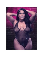 CALEXOTICS RADIANCE BODY CON ESCOTE EN V PROFUNDO PEDRERIA TALLA GRANDE