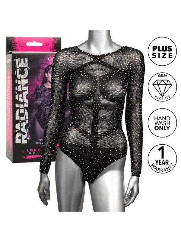 CALEXOTICS RADIANCE BODY DE MANGA LARGA PEDRERIA TALLA GRANDE
