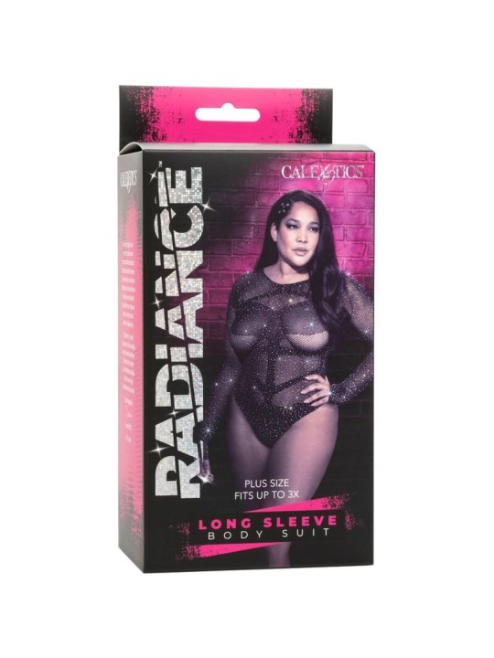 CALEXOTICS RADIANCE BODY DE MANGA LARGA PEDRERIA TALLA GRANDE