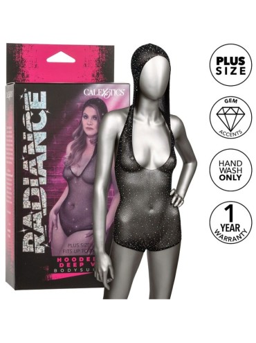CALEXOTICS RADIANCE BODY CON CAPUCHA Y ESCOTE EN V PRONUNCIADO TALLA GRANDE