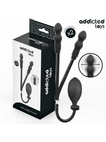 ADDICTED TOYS PLUG ANAL DOBLE INFLABLE MODELO 1