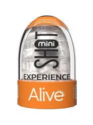 ALIVE SHOT EXPERIENCE MINI MASTURBADOR TRANSPARENTE