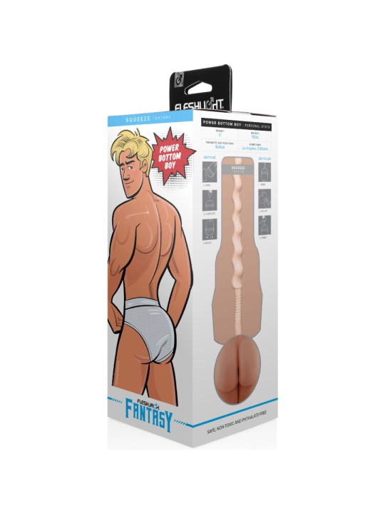 FLESHLIGHT FANTASY MASTURBADOR POWER BOTTOM BOY ANO