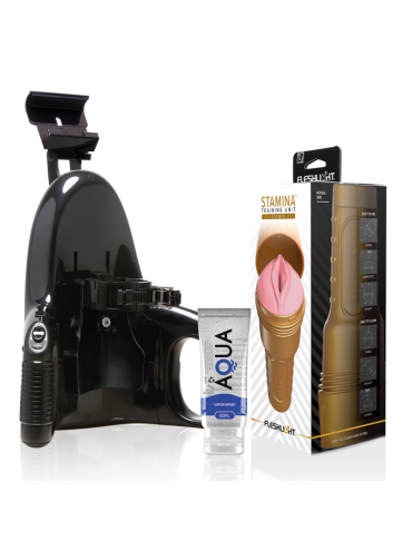 FLESHLIGHT PINK LADY STAMINA TRAINING UNIT UNIVERSAL LAUNCH LUBRICANTE AQUA QUALITY 50 ML