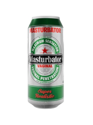 ALIVE MASTURBADOR MASCULINO VAGINA LATA CERVEZA