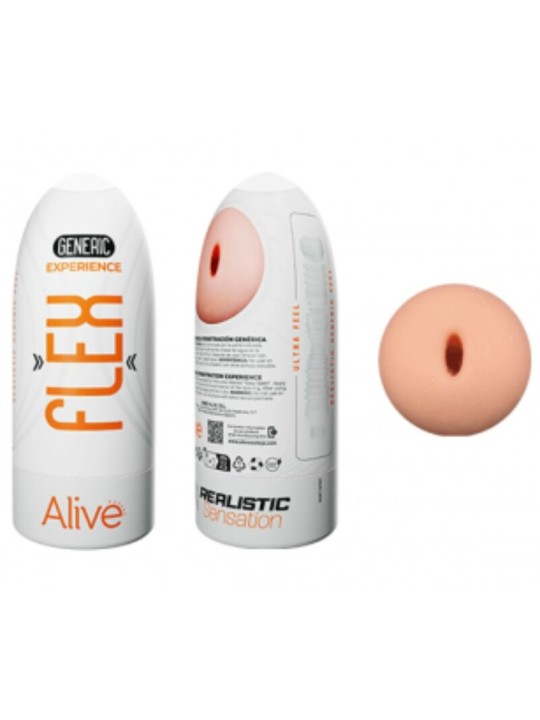 ALIVE FLEX MASTURBADOR MASCULINO GENERICO TALLA M