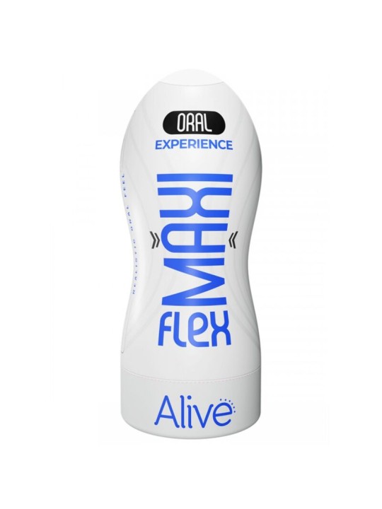 ALIVE MAXI FLEX MASTURBADOR MASCULINO BOCA TALLA L