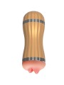 ARMONY BEVIS MASTURBADOR DOBLE VAGINA BOCA SIN VIBRACION DORADO