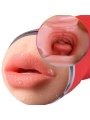 ARMONY MASTURBADOR DOBLE VAGINA BOCA ROJO