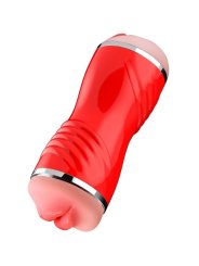 ARMONY MASTURBADOR DOBLE VAGINA BOCA ROJO