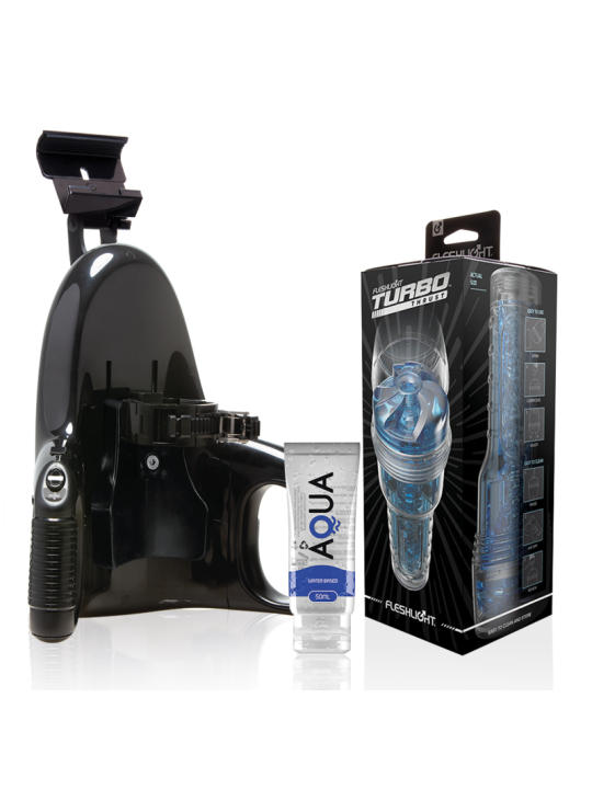 FLESHLIGHT TURBO THRUST BLUE ICE UNIVERSAL LAUNCH LUBRICANTE AQUA QUALITY 50 ML
