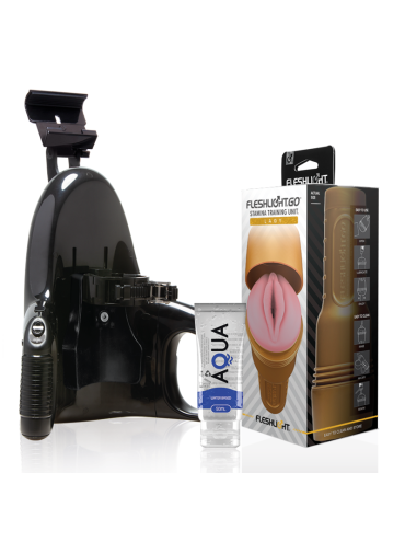 FLESHLIGHT STAMINA GO TRAINING UNIT LADY UNIVERSAL LAUNCH LUBRICANTE AQUA QUALITY 50 ML