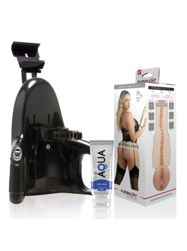 FLESHLIGHT MIA MALKOVA BOSS LEVEL UNIVERSAL LAUNCH LUBRICANTE AQUA QUALITY 50 ML