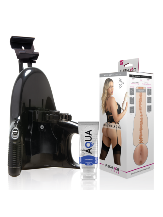 FLESHLIGHT MIA MALKOVA BOSS LEVEL UNIVERSAL LAUNCH LUBRICANTE AQUA QUALITY 50 ML