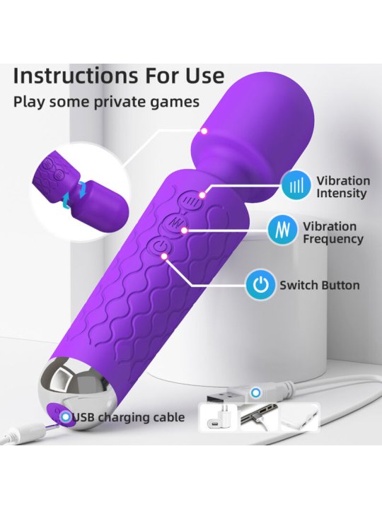 ARMONY MASAJEADOR VIBRADOR VIOLETA