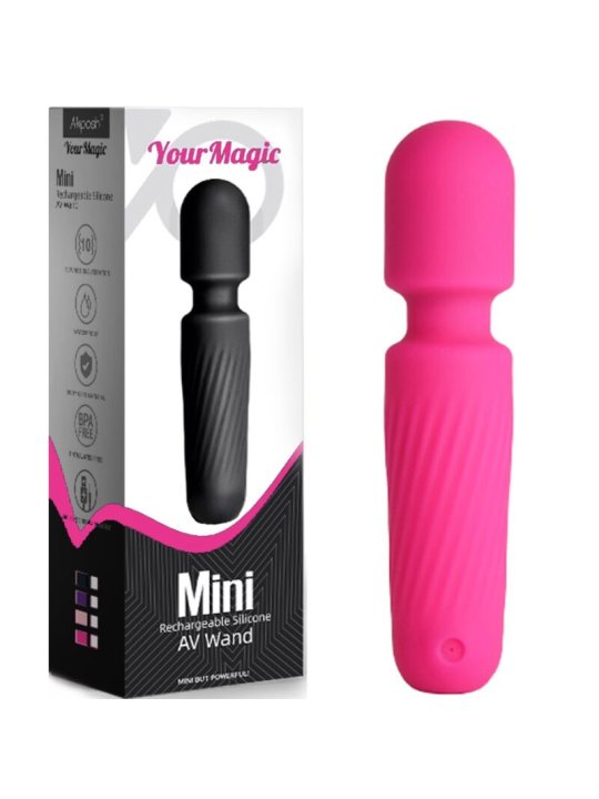 ARMONY YOUR MAGIC MASAJEADOR VIBRADOR RECARGABLE 10 VIBRACIONES ROSA