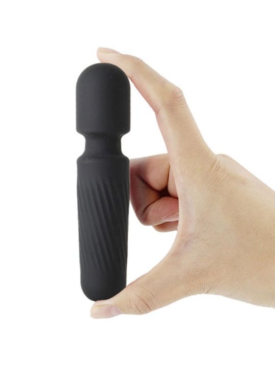 ARMONY YOUR MAGIC MASAJEADOR VIBRADOR RECARGABLE 10 VIBRACIONES NEGRO