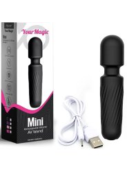 ARMONY YOUR MAGIC MASAJEADOR VIBRADOR RECARGABLE 10 VIBRACIONES NEGRO