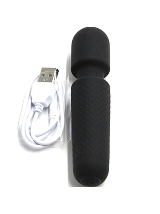 ARMONY YOUR MAGIC MASAJEADOR VIBRADOR RECARGABLE 10 VIBRACIONES SILICONA NEGRO
