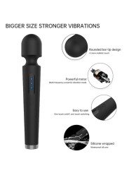 ARMONY X POWER LARGE MASAJEADOR VIBRADOR 7 VIBRACIONES NEGRO