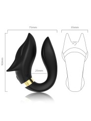 ARMONY FOX VIBRADOR PAREJAS CONTROL REMOTO NEGRO