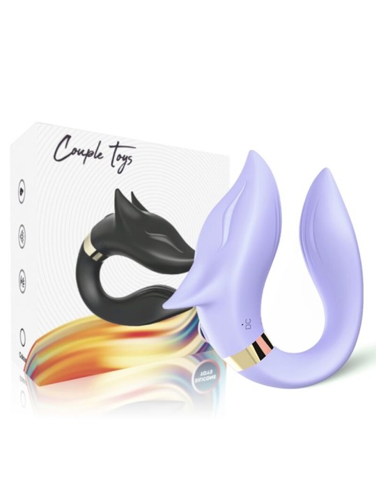 ARMONY FOX VIBRADOR PAREJAS CONTROL REMOTO VIOLETA