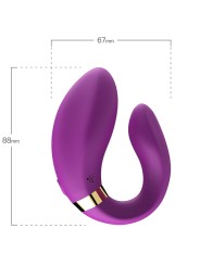 ARMONY CRESCENT VIBRADOR PAREJA CONTROL REMOTO VIOLETA