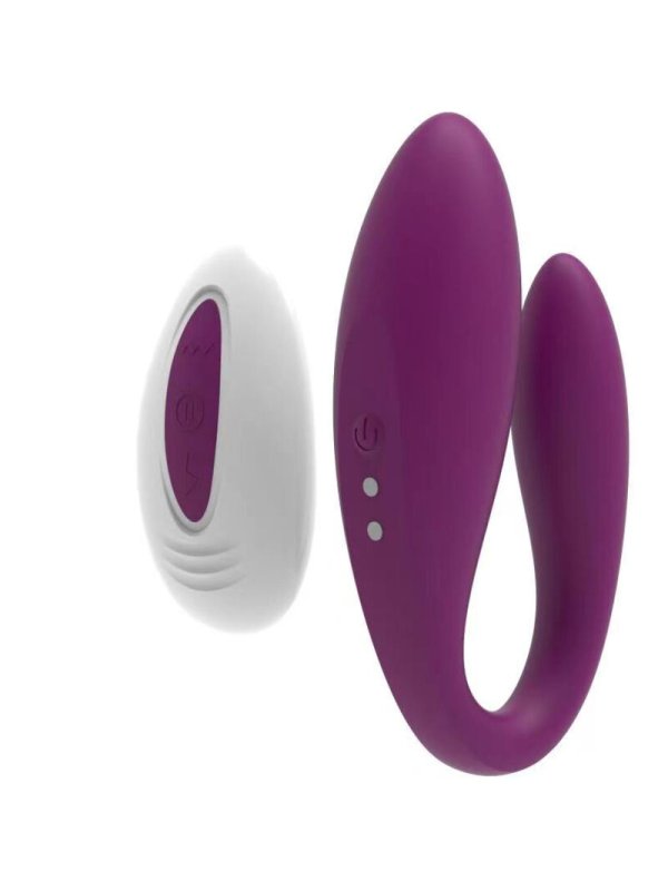 ARMONY KITTY VIBRADOR PARA PAREJAS CONTROL REMOTO VIOLETA