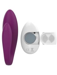 ARMONY KITTY VIBRADOR PARA PAREJAS CONTROL REMOTO VIOLETA