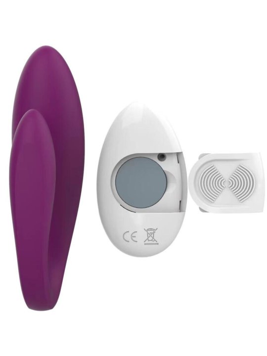 ARMONY KITTY VIBRADOR PARA PAREJAS CONTROL REMOTO VIOLETA