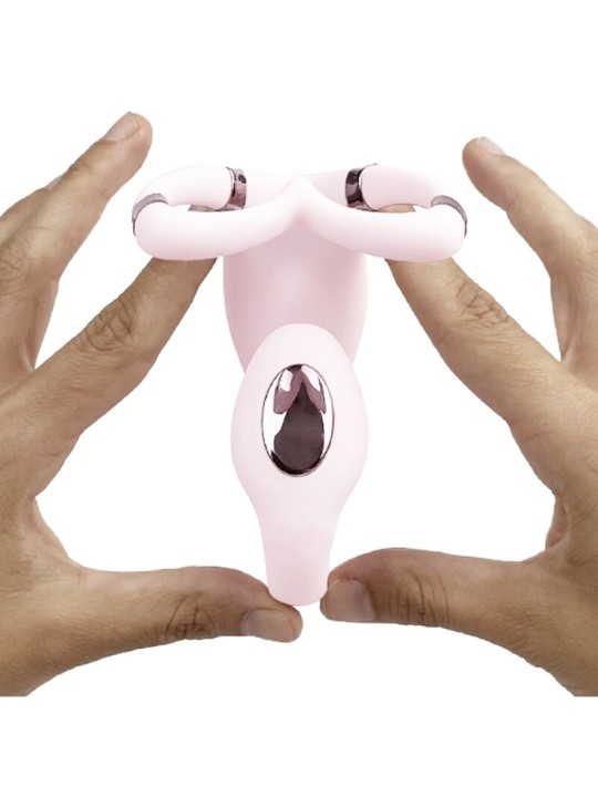ADRIEN LASTIC VENUS DOBLE ESTIMULADOR CLITORIS PUNTO G APP GRATUITA ROSA