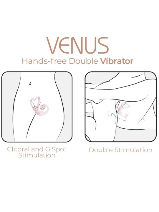 ADRIEN LASTIC VENUS DOBLE ESTIMULADOR CLITORIS PUNTO G APP GRATUITA ROSA