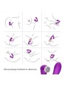 ARMONY SECRETKISS ESTIMULADOR CON LENGUA CLITORIS VIBRADOR CURVO VIOLETA