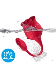 ARMONY ROSA SUCCIONADOR DE CLITORIS VIBRADOR 10 MODOS ROJO
